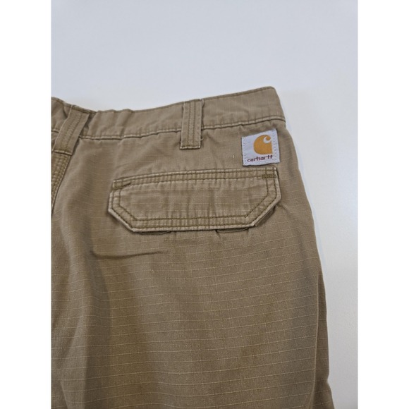 Carhartt Force Tappen Cargo Pants Mens 32x30 Brown Relaxed Fit Ripstop Workwear - Picture 9 of 16